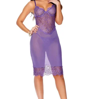 Vestido longo elegante na altura do joelho com renda e tule, bojo com aro, alças ajustáveis - Flor de maracujá