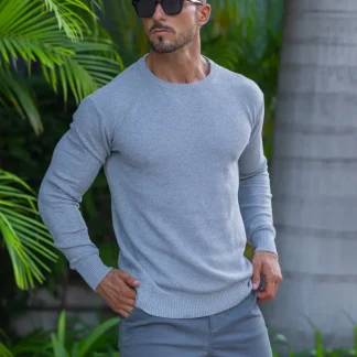 PIQUE -  CREW SWEATER