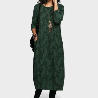 Hermínia - Vestido de Mangas Compridas