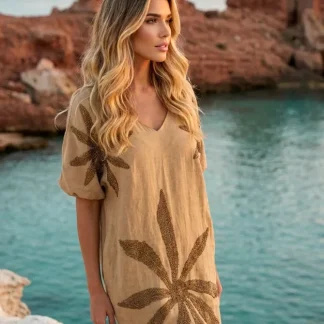 VESTIDO LINEN SWALLOW