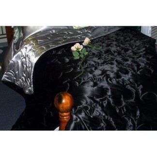 Edredom de cetim personalizado - Charmeuse Luxe de 600 fios com opções de colcha sob medida