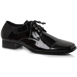 Fashionable Men's Shoes - Ellie Shoes 121-Aaron 1" Heel in Black, White Sizes S-XL