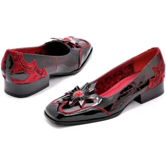 Ellie Shoes 121-Edward Men's Dress Shoes - Stylish 1" Heel, Black - Available in S-XL Sizes