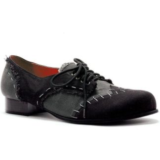 Men's Zombie Shoes - Ellie Shoes 121-Frankie 1" Heel in Black, Sizes S-L for Bold Style