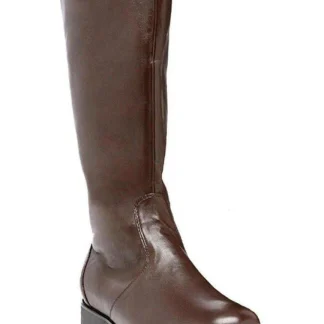 Ellie Shoes 125-Matey Sapatos Masculinos Confortáveis com Salto de 1 cm em PU Preto e Marrom