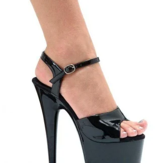 Ellie Shoes 709-Juliet 7 Inch Stiletto Heels - Women's Pointed Sandal in Black, Red, White, Sizes 6-10