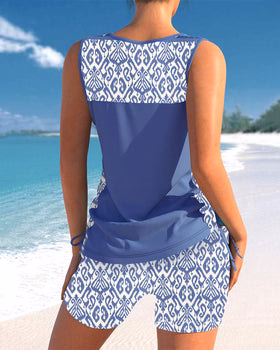 Márcia - Tankini com estampado geométrico - Image 9